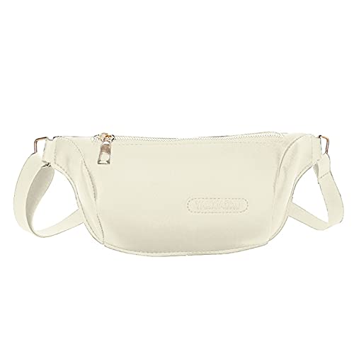 Unisex-Leder-Umhängetasche, lässige Umhängetaschen, Kettenbrusttasche, Outdoor-Sport, Umhängetasche, Hüfttasche (Farbe : C-01) von HELVES