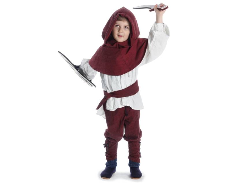 Mittelalterliche Wikinger Kinder Hose Sigestab Baumwolle | Jungen Mit Schnürung An Wade von HEMADde