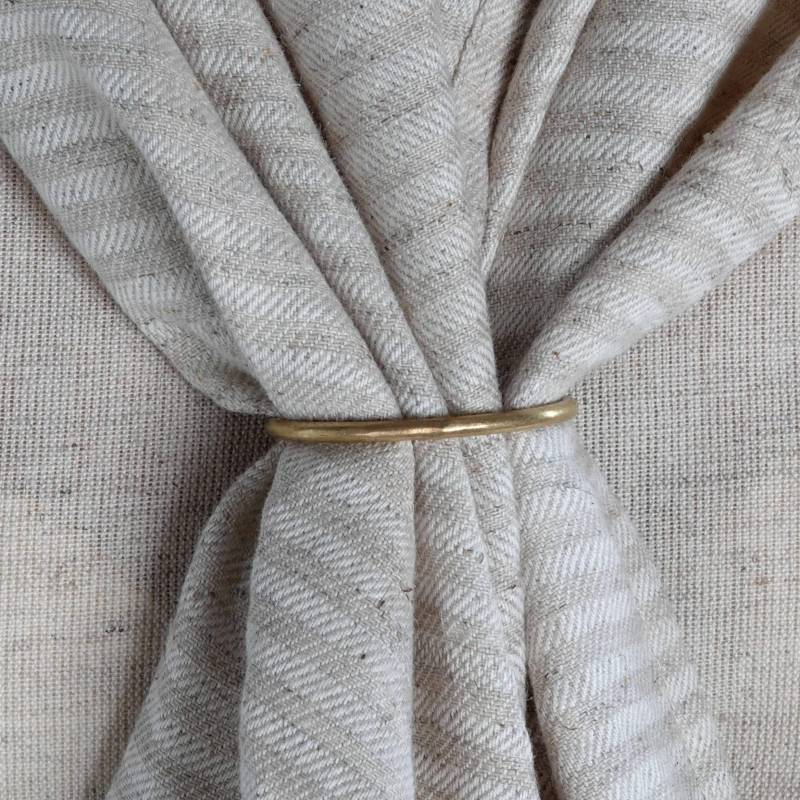 Mittelalterlicher Schalring Aus Messing Golden | Wikinger Ring, Tuch, Schal, Gewand-Nadel Mittelalter Larp Accessoire von HEMADde