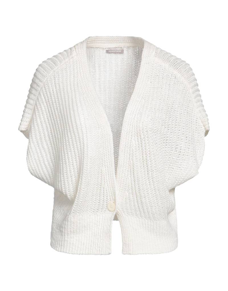 HEMISPHERE Strickjacke Damen Weiß von HEMISPHERE