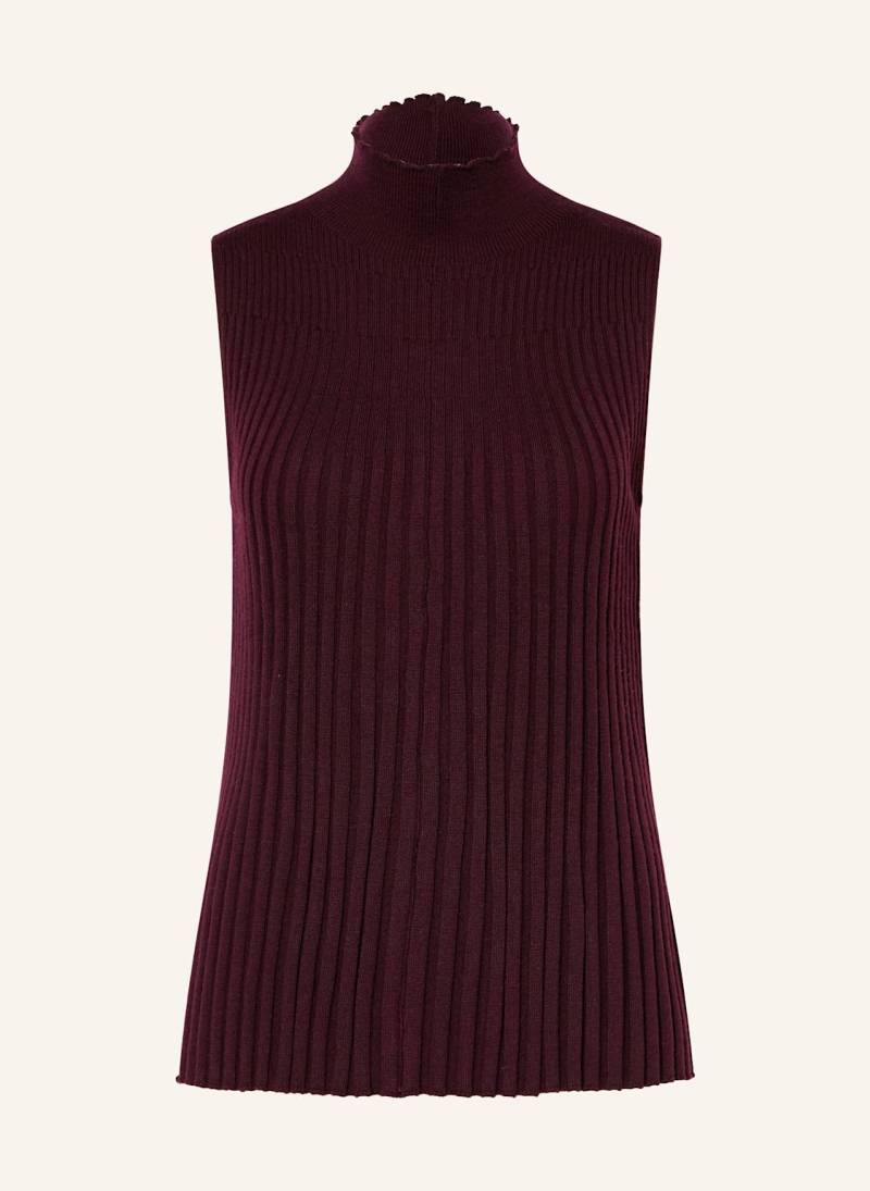 Hemisphere Stricktop Aus Merinowolle rot von HEMISPHERE