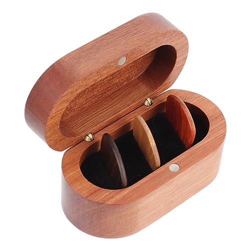 HEMOTON 1 Satz Plektrumkoffer Gitarrist Musiker Geschenk Bassständer Guitar Pick Holder Gitarren zubehör Koffer für Gitarrenplektren Gitarren-Pick-Organizer Speicherhalter Daumen wählen von HEMOTON