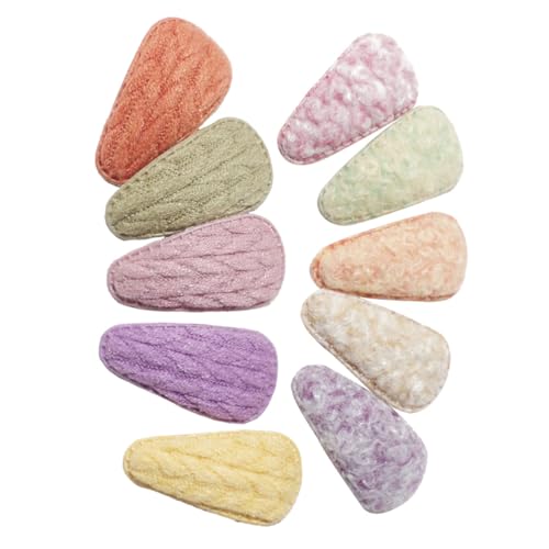 HEMOTON 10 Stück Kleiner Haar Clips für Mädchen Rutschfeste Haarspangen Kunststoff Süßer Kopfschmuck für Kinder Haarschmuck für Feste und Alltag Praktische Haarnadeln für Kindfrisuren von HEMOTON