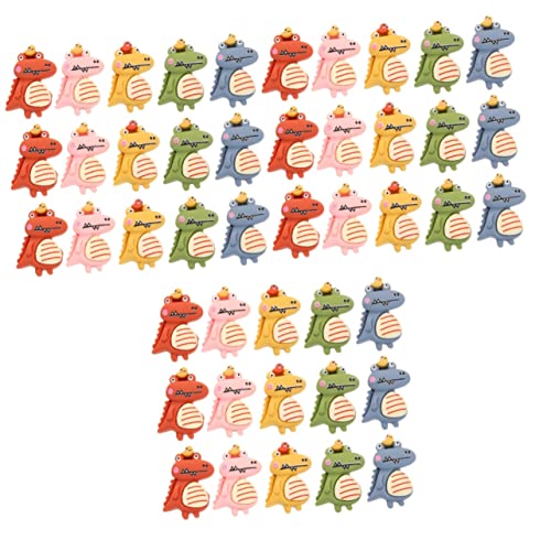 HEMOTON 150 Stk Dinosaurier-harz-patch Bastelzubehör Selber Machen Niedlich Dinosaurier-diy-bastelarbeiten Mini-anhänger Aus Harz Weihnachten Mini-harztiere Schmuck Plastik Baby Karikatur von HEMOTON