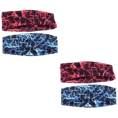 HEMOTON 2 Sätze Fitness Antiperspirantgürtel Stirnband Haarband Mit Clips Fitnesszubehör Haarbänder Frauen Bands Sport Haarbänder Für Damenhaar Fitness-schweißbänder Elasthan 2 Stücke * 2 von HEMOTON