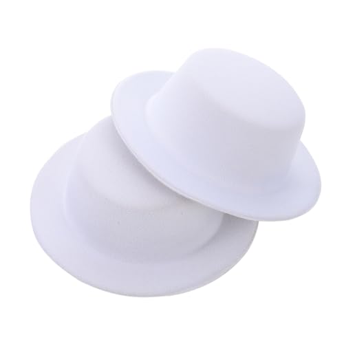 HEMOTON 2 Stück Billycock-haarnadel-stirnbänder Hutstütze Eva- Und Stoffmaterial Dekorative Formelle Hüte Zum Basteln von HEMOTON