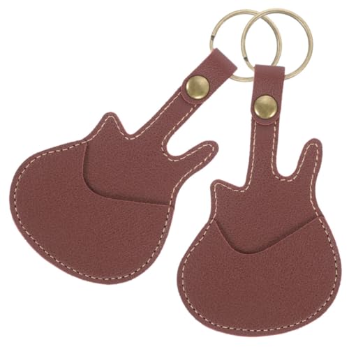 HEMOTON 2stücke Gitarrenplektrumhalter-schlüsselanhänger Aus Pu-Leder Aufbewahrungsbox Für Plektren Gitarrenplektrum-Organizer Tragbarer Halter Für Gitarrenplektren Schutz Vor HEMOTON 2stücke Gitarrenplektrumhalter-schlüsselanhänger Aus Pu-Leder Aufbewahrungsbox Für Plektren Gitarrenplektrum-Organizer Tragbarer Halter Für Gitarrenplektren Schutz Vor von HEMOTON