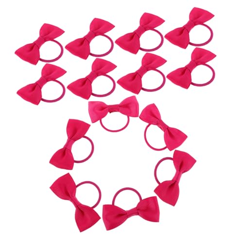 HEMOTON 25stücke Haargummis Mit Schleife Für Mädchen Elastische Haarbänder Mit Schleifen Bequemes Haar-accessoire Für Täglichen Gebrauch von HEMOTON