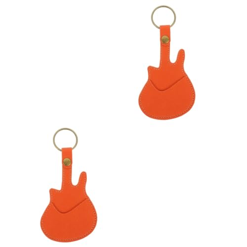 HEMOTON 2St Aufbewahrungstasche auswählen Gitarrenplektren-Geldbörse Plektrumhalter Guitar Pick Holder Gitarrenpick-Halter Koffer für Gitarrenplektren Aufbewahrungstasche für Gitarrenteile von HEMOTON