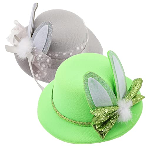 HEMOTON 2stücke Hut-design Haarnadeln Für Festlichkeiten Schöne Haarspangen Im Hut-stil Als Kopf-schmuck Für Mädchen Und Junge Mädchen Für Partys Und Feiertage von HEMOTON