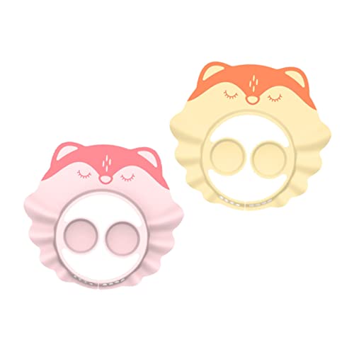 HEMOTON 2st Gehörschutz-duschkappe Für Kinder Verstellbare Badekappe Kleinkind Waschen Haar Schild Hut -shampoo-kappen Haarwaschkappen Duschhut Für Kinder Shampoo-mütze Für Kinder Eva von HEMOTON