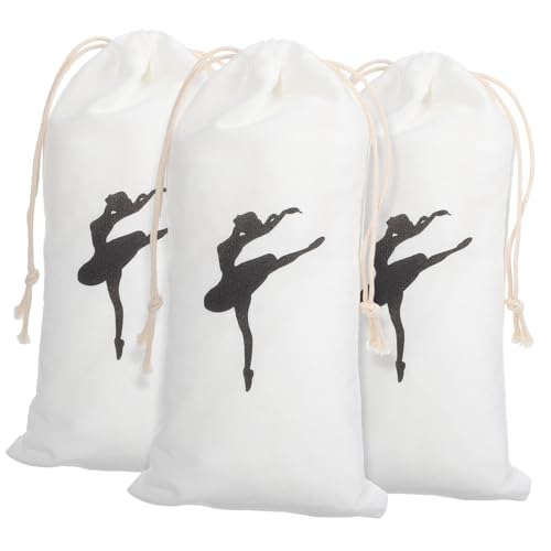 HEMOTON 3 Sätze Tanzschuhtasche Tanz Mädchen Schuhtaschen Mädchen Hausschuhe Balletttasche Mädchen Balletttasche Mädchen Ballettschuhe Tasche Für Mädchen Tanzschuhe 3 Stücke * 3 von HEMOTON