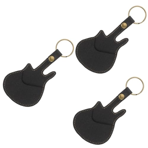 HEMOTON 3St Gitarren-Pick-Set Guitar Pick Holder Gitarrenplektren Halter Gitarren-Pick-Organizer Plektren für E-Gitarren Plektrum Tragbare Tasche für Gitarrenplektren Gitarrentasche wählen von HEMOTON