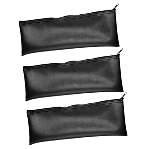 HEMOTON 3stücke Mikrofon-Aufbewahrungstasche Mit Reißverschluss Tragbare Organizer Für Kabellose Mikrofone Schutz Vor Kratzern Und Staub Für Reisen Und Auftritte von HEMOTON