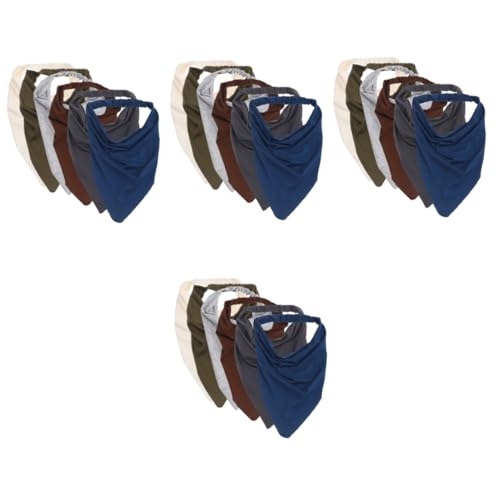 HEMOTON 4 Sätze Teiliges Elastisches Haarbandana Für Boho Haarschals Pastellfarben Rutschfeste Atmungsaktive Kopfbedeckung Für Verschiedene Anlässe 6 Stück * 4 von HEMOTON