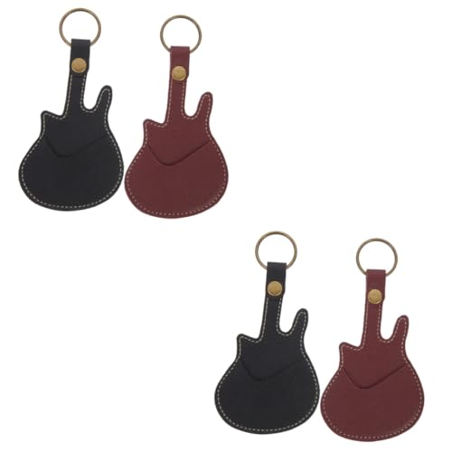 HEMOTON 4 Stück Aufbewahrungstasche auswählen Guitar Pick Holder Gitarrenpick-Halter Koffer Organizer-Taschen Gitarrenpicks Koffer für Gitarrenplektren Plektrum Tasche für Gitarrenplektren von HEMOTON