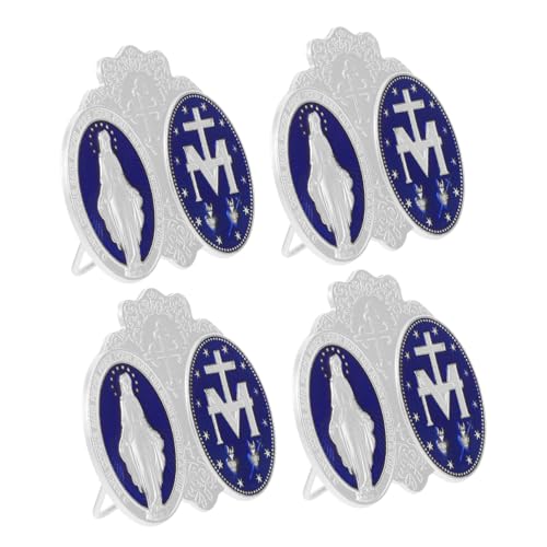 HEMOTON 4 Stück Emaille Gedenkanstecker Heimdekoration Schreibtisch Bastelarbeiten Innenanstecker Dekorations Anstecker Anstecknadeln Emaille Tischstecker Büro Anstecker von HEMOTON