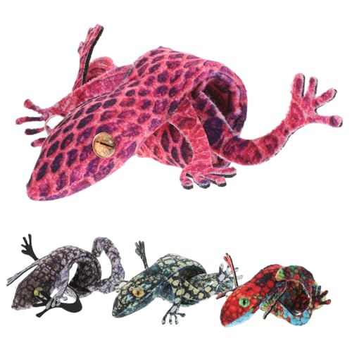 HEMOTON 4 Stück Teiliges Lizard Schnapparmband für Verstellbare Tier Armbänder Halloween Party Mitgebsel Kreative Reptilien Designs Komfortabel und Passend für Verschiedene von HEMOTON