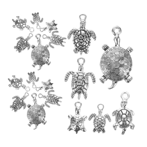 HEMOTON 90 Stück DIY Schmuck Dangle Charms für Armbänder und Metalllegierung Meeres Tier Charm für Bastelarbeiten von HEMOTON