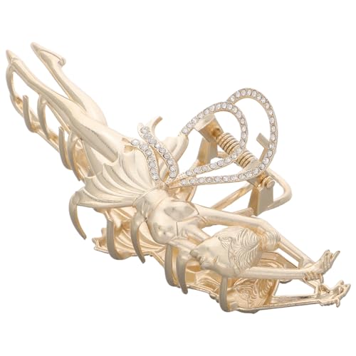 HEMOTON Ballett Mädchen Haar Clip Rutschfeste Haarklammer für Kurze Haare Kreatives Haarschmuck Design Einzigartiger Haarknoten Clip für Valentinstag Charmante Haarspange für Festliche von HEMOTON