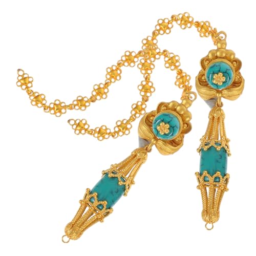 HEMOTON Blumen-ohrhänger Hohlohrringe Künstlerische Ohrringe Vintage-ohrringe Für Damen Statement-ohrringe Im Boho-stil Quastenohrringe Für Damen Hängeohrringe Tropfen-ohrringe von HEMOTON