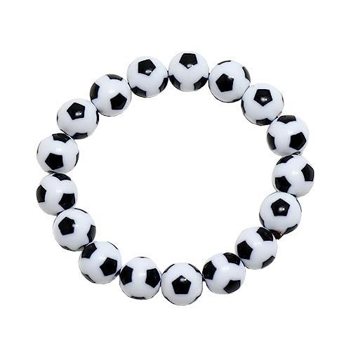 HEMOTON Fußball Armband für Männer Modisches Armband mit Fußballperlen für Sportliebhaber Geburtstage Valentinstag und Besondere Anlässe HEMOTON Fußball Armband für Männer Modisches Armband mit Fußballperlen für Sportliebhaber Geburtstage Valentinstag und Besondere Anlässe von HEMOTON