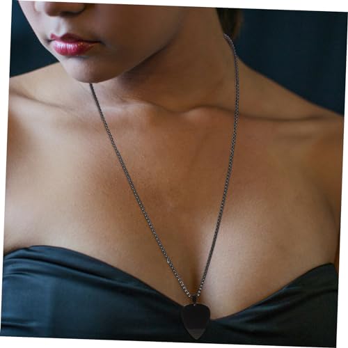 HEMOTON Gitarren-pick-halskette Mit Anhänger Aus Musikhalskette Für Damen Und Herren Ästhetisches Schmuckstück Zum Tragen von HEMOTON