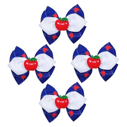 HEMOTON Haarschmuck Für Damen 4 Stück Schleifenclips Mädchenschleifen Für Das Haar Modisch Sicher Für Den Alltag Partys Besondere Anlässe von HEMOTON
