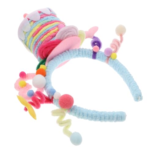 HEMOTON Mädchen Geburtstag Schärpe Und Krone Photo Booth Zubehör Kuchen Stirnband Stick von HEMOTON