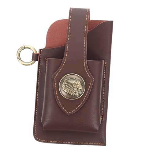 HEMOTON Multifunktionale Herren Hüfttasche Aus Retro Laufgürtel Für Handy Karten Und Geldbeutel Leicht Und Stabil Für Outdoor-aktivitäten Und Reisen von HEMOTON