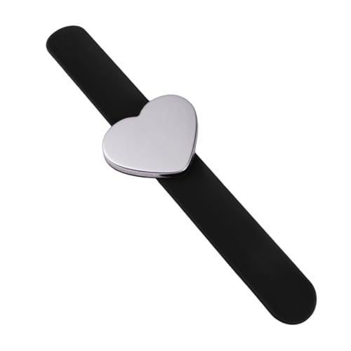 HEMOTON Magnetisches Silikon Armband Herzform Verstellbarer Handgelenkschmuck für Alltag und Freizeit Bequem und Leicht zu Tragen Passend für Handgelenke von HEMOTON