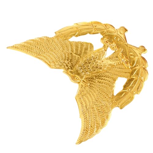 HEMOTON Metall Badge Pin Adler Sicherheitsuniform Hut Abzeichen aus Zinklegierung für DIY und Dekorative Anstecknadel von HEMOTON