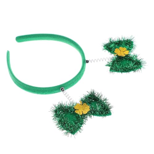 HEMOTON Haarschmuck Stirnband Dekoratives Für Damen Kleeblatt St Patrick's Day Haarband Festivalpartys Kopf Dekore Kopfschmuck von HEMOTON