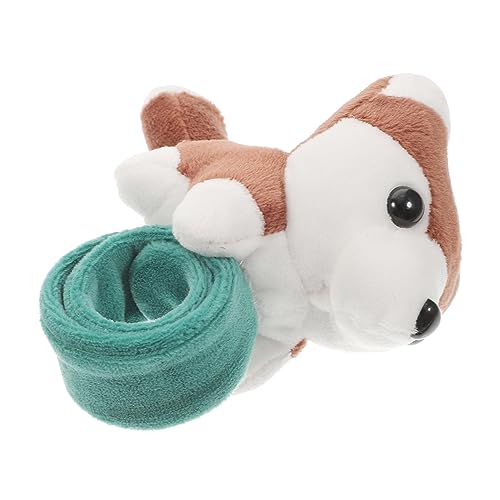 HEMOTON Pop-Kreis-Armband Kinderspielzeug Husky-Slap-Armband spielzeug für kinder toys spielzeuge Stofftiere Animal-Slap-Armbänder Kinder schlagen Armbänder Spielzeug Füllung Knopf von HEMOTON