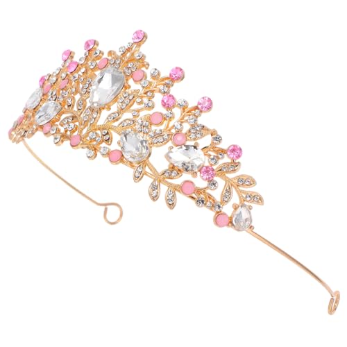 HEMOTON Prinzessinnen Krone Stirnband mit Rosa Strass Hochzeits und Geburtstagsaccessoires für Mädchen für Partys und Auftritte HEMOTON Prinzessinnen Krone Stirnband mit Rosa Strass Hochzeits und Geburtstagsaccessoires für Mädchen für Partys und Auftritte von HEMOTON