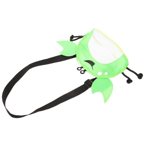 HEMOTON Strandtasche Muschel Motiv Mesh Tasche Aufbewahrung Badetücher Leicht Reise Organizer für Strand und Outdoor Aktivitäten Apple Grün von HEMOTON