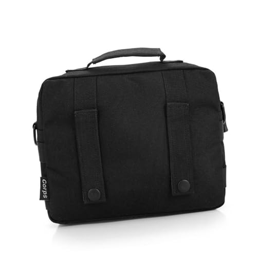 HEMOTON Unisex Kleine Taktische Umhängetasche aus Nylon Multifunktional mit Verstellbarem Schultergurt Outdoor Crossbody Bag für Wandern Camping Reisen Praktischer Handtasche Tote Bag in von HEMOTON