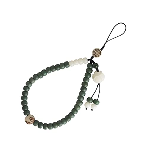 HEMOTON handy kette Telefon Handgelenksband handy aufsteller handy halter Schlüsselband Geldbörsen Handy-Hängeband Handy-Armband mit Anhänger Charme Handyhülle Lanyard handy riemen Jade von HEMOTON