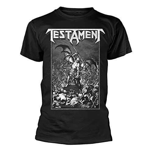 Testament Pitchfork Horns T-Shirt Black 3XL Testament Pitchfork Horns T-Shirt Black 3XL von HEND