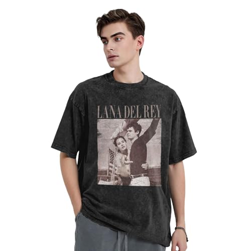 Lana Singer Del* Rey T-Shirts Tops Herren Klassiker Baumwolle Streetwear Übergroßes Hip Hop Sänger Portrait Druck T-Shirts Vintage Mode Lässiger Stil T-Shirt Konzert T-Shirt T-Shirt Schwarz Large Lana Singer Del* Rey T-Shirts Tops Herren Klassiker Baumwolle Streetwear Übergroßes Hip Hop Sänger Portrait Druck T-Shirts Vintage Mode Lässiger Stil T-Shirt Konzert T-Shirt T-Shirt Schwarz Large von HENQICYT