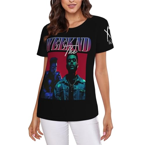 Wee%KND Singer T-Shirt, T-Shirt, Rapper, Damen, Rundhalsausschnitt, bedrucktes Damen-Pullover-Shirt, kurzärmlig, Baumwolle, Hip-Hop-Trend-T-Shirt Medium Wee%KND Singer T-Shirt, T-Shirt, Rapper, Damen, Rundhalsausschnitt, bedrucktes Damen-Pullover-Shirt, kurzärmlig, Baumwolle, Hip-Hop-Trend-T-Shirt Medium von HENQICYT