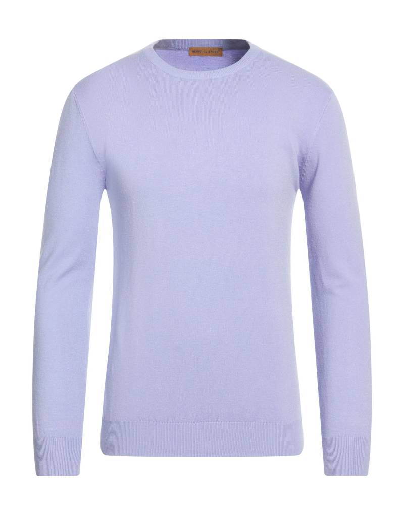 HENRY CLIFFORD Pullover Herren Lila von HENRY CLIFFORD