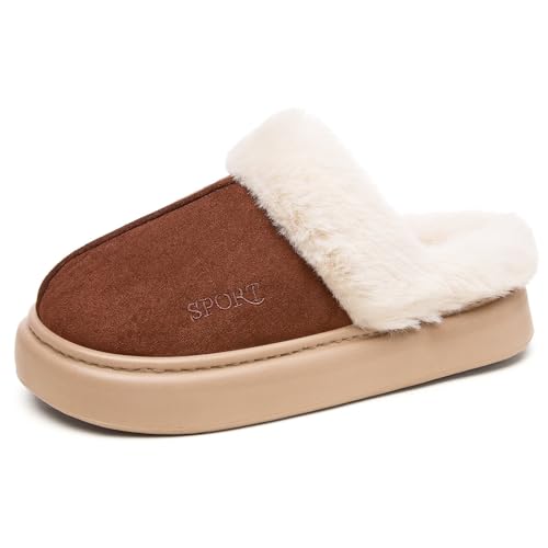 Filzpantoffeln Herren, Flauschiges Kunstalpaka Pantoffeln Trendiger Leichte Rutschfeste Pantoffeln Memoryschaum Plüsch Schuh Niedliche Flauschige Urlaub Slipper Plus Samt Retro Plüschhausschuh Filzpantoffeln Herren, Flauschiges Kunstalpaka Pantoffeln Trendiger Leichte Rutschfeste Pantoffeln Memoryschaum Plüsch Schuh Niedliche Flauschige Urlaub Slipper Plus Samt Retro Plüschhausschuh von HEONSATI