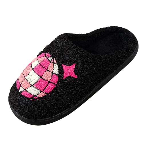 HEONSATI Filzpantoffeln Herren, Flauschiges Kunstalpaka Pantoffeln Trendiger Leichte rutschfeste Pantoffeln Lustig Print Urlaub Slipper Gemütlich Weiches Plüsch Schuh Plus Samt Retro Plüschhausschuh HEONSATI Filzpantoffeln Herren, Flauschiges Kunstalpaka Pantoffeln Trendiger Leichte rutschfeste Pantoffeln Lustig Print Urlaub Slipper Gemütlich Weiches Plüsch Schuh Plus Samt Retro Plüschhausschuh von HEONSATI