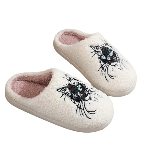 HEONSATI Filzpantoffeln Herren, Niedliche Flauschige Pantoffeln Trendiger Leichte rutschfeste Pantoffeln Memoryschaum Plüsch Schuh Unisex Urlaub Slipper Plus Samt Retro Plüschhausschuh HEONSATI Filzpantoffeln Herren, Niedliche Flauschige Pantoffeln Trendiger Leichte rutschfeste Pantoffeln Memoryschaum Plüsch Schuh Unisex Urlaub Slipper Plus Samt Retro Plüschhausschuh von HEONSATI