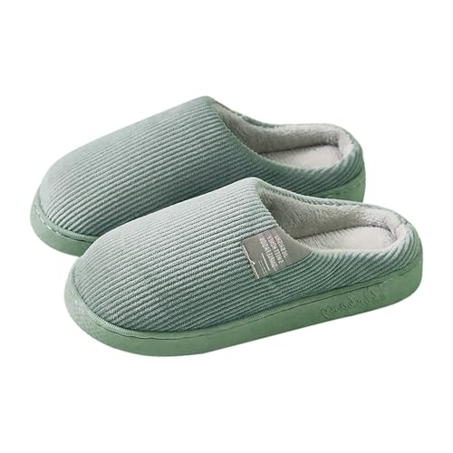 HEONSATI Halloween Hausschuhe, Gemütlich Weiches Urlaub Slipper Indoor Outdoor Weicherpantoffeln Niedliche Flauschige Pantoffeln Trendiger Unisex Plüsch Schuh Leichte rutschfeste Pantoffeln von HEONSATI
