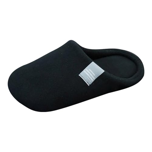 HEONSATI Weihnachten Hausschuhe, Flauschiges Kunstalpaka Urlaub Slipper Plus Samt Retro Plüschhausschuh Gemütlich Weiches Plüsch Schuh Winter Warme Pantoffeln Trendiger Leichte rutschfeste Pantoffeln von HEONSATI