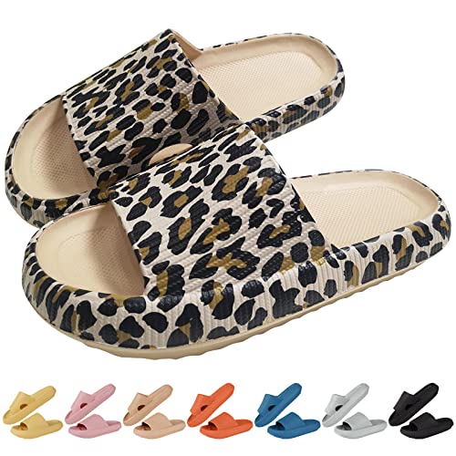 HEPODA Badelatschen Herren Damen Schlappen Cozislides Badeschlappen Cozy Slides Hausschuhe Sommer Badeschuhe Rutschfeste Wolken Slipper Schlappi Wolken Schuhe von HEPODA