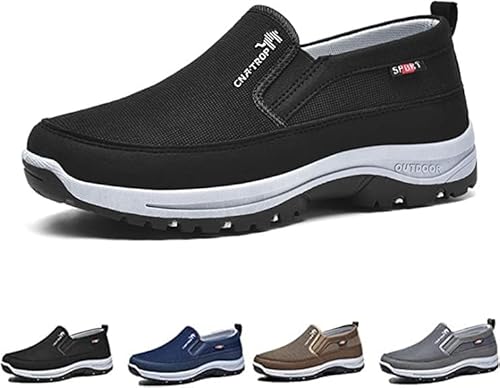 CNA Trop-Schuhe für Männer, Asupwell-Schuhe, Bequeme atmungsaktive Wanderschuhe für Männer Bequemes Licht (Farbe: Schwarz, Größe: 45 EU) von HEPVET