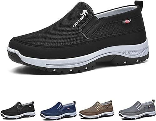 HEPVET CNA Trop Herrenschuhe, CNA Trop for Herren, Asupwell Shoes, CNA Trop Männer Orthopädische Schuhe für Outdoor-Wanderungen (Color : Black, Size : 39 EU) von HEPVET